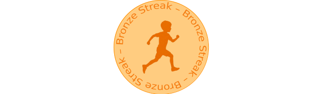 You have a bronze medal and 0 fifths of a silver medal.